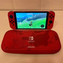 Console Nintendo Switch Oled 64gb Vermelho Seminovo + Jogos